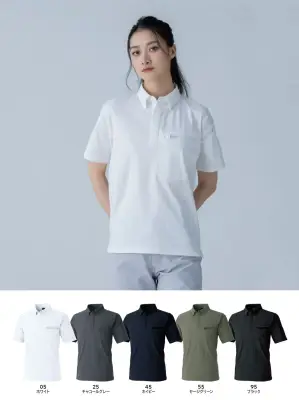 ES DEOトリコットショートスリーブポロシャツ